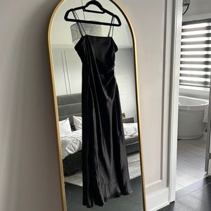 Black Satin Dress